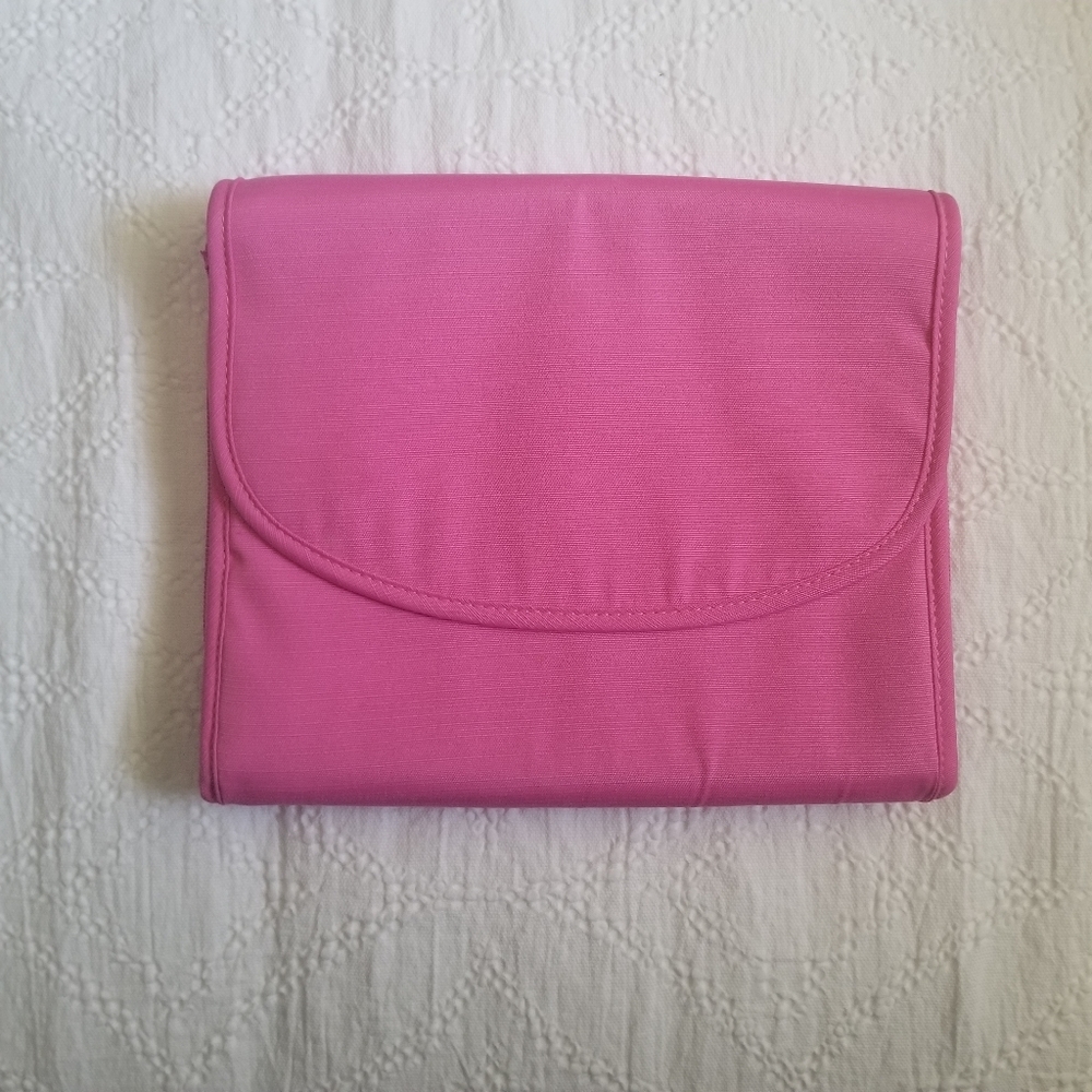 Pink makeup bag